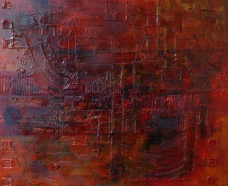 All Red painted by Judy Bakker