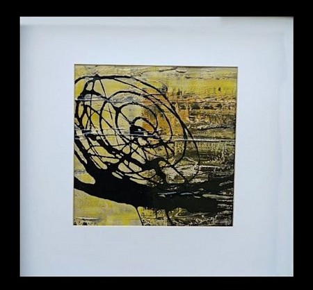 Yellow painted by Judy Bakker