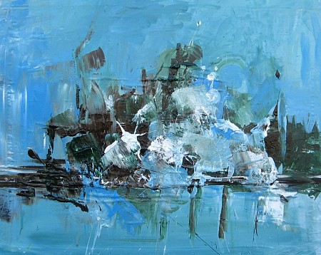Water painted by Gerda Kwakkel