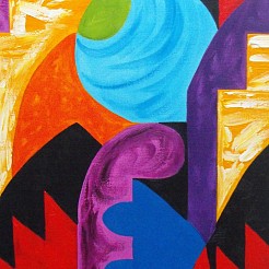 Deco abstract painted by 