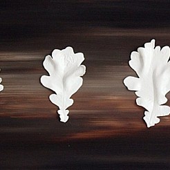 Autumn Oak Leaves painted by 