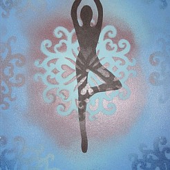 Yoga art 6 painted by 