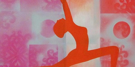 Yoga art 8 painted by Marianne Klaassen