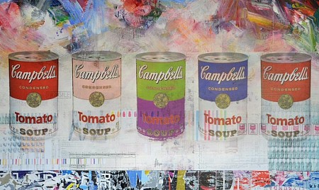 Campbells Soup painted by WVD ART