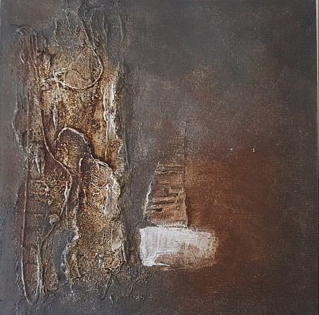 Grey and rusty painted by Andrea de Weerdt