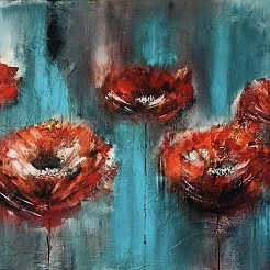 Poppies painted by 