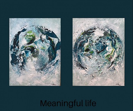 Meaningful life painted by Diney-Art