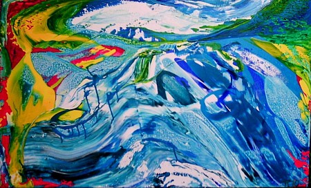 Gletsjer painted by Kuhlmann Kunst