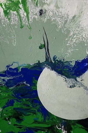 Flow of Earth 1 painted by Ria Wiendels