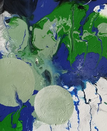 Flow of Earth painted by Ria Wiendels