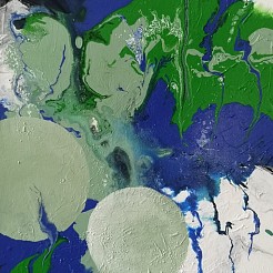 Flow of Earth painted by 