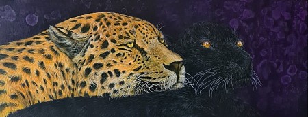 Cat2 painted by Nina Romijn kunstenaar schilderijen