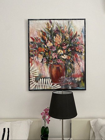 Flowers to Love painted by Imke de Vries