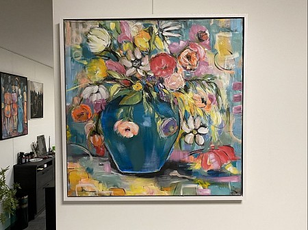 Flowers,Flowers,Flowers painted by Imke de Vries