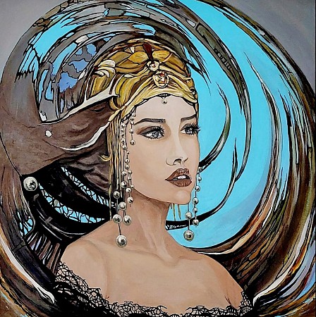 Dream Woman painted by Belinda Saul - Bos