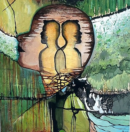 You in my Mind painted by Belinda Saul - Bos