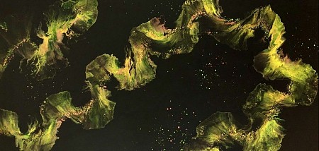 Glowing nebula painted by DINN