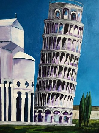 Pisa painted by RietjeArt