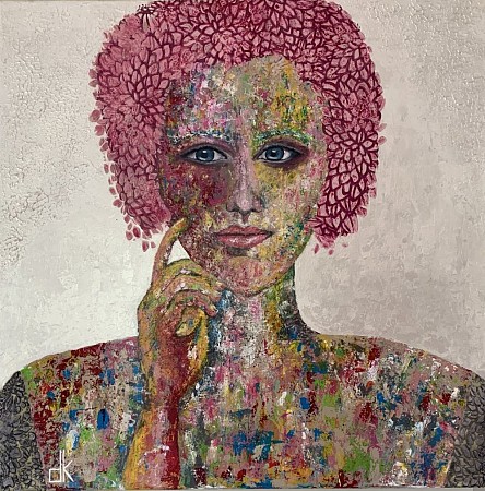 Colorfull human painted by Dorien Kouwert
