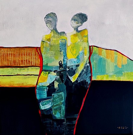 Just the two of us painted by Madame Kwast Art Studio - Esther Schoonderwoerd