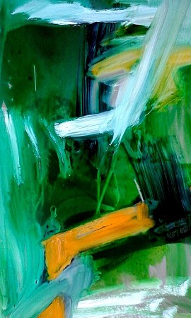 Green power painted by Angelika Poels