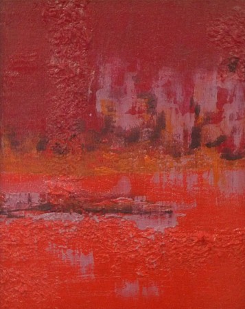 Ro(o)der dan rood painted by Judy Bakker