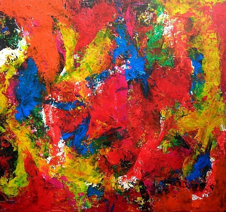 Abstract painted by Hasto Stortelder