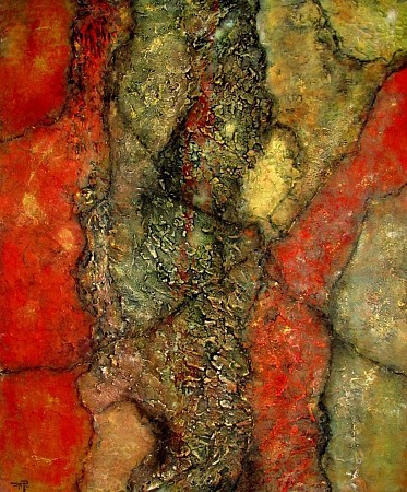 Petrified colors II painted by Ali Kleinhuis