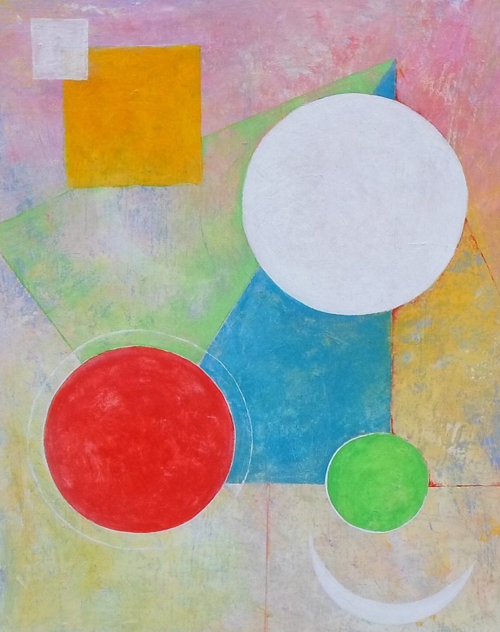 Abstract geometrisch, painting from Anita art nondual, Anita Dielen
